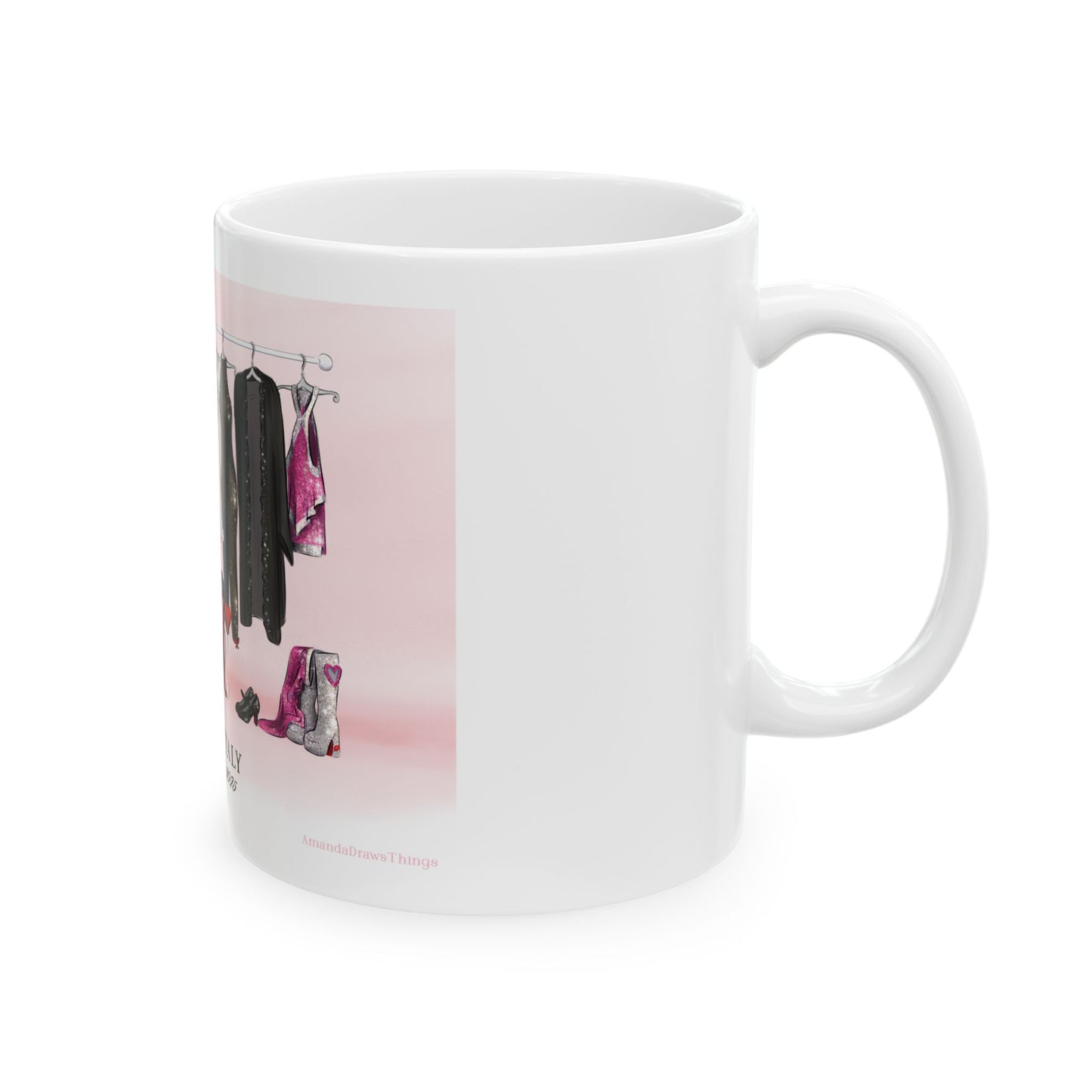 3/26 Milan Dressing Room Drawing Ceramic 11oz 15oz Mug
