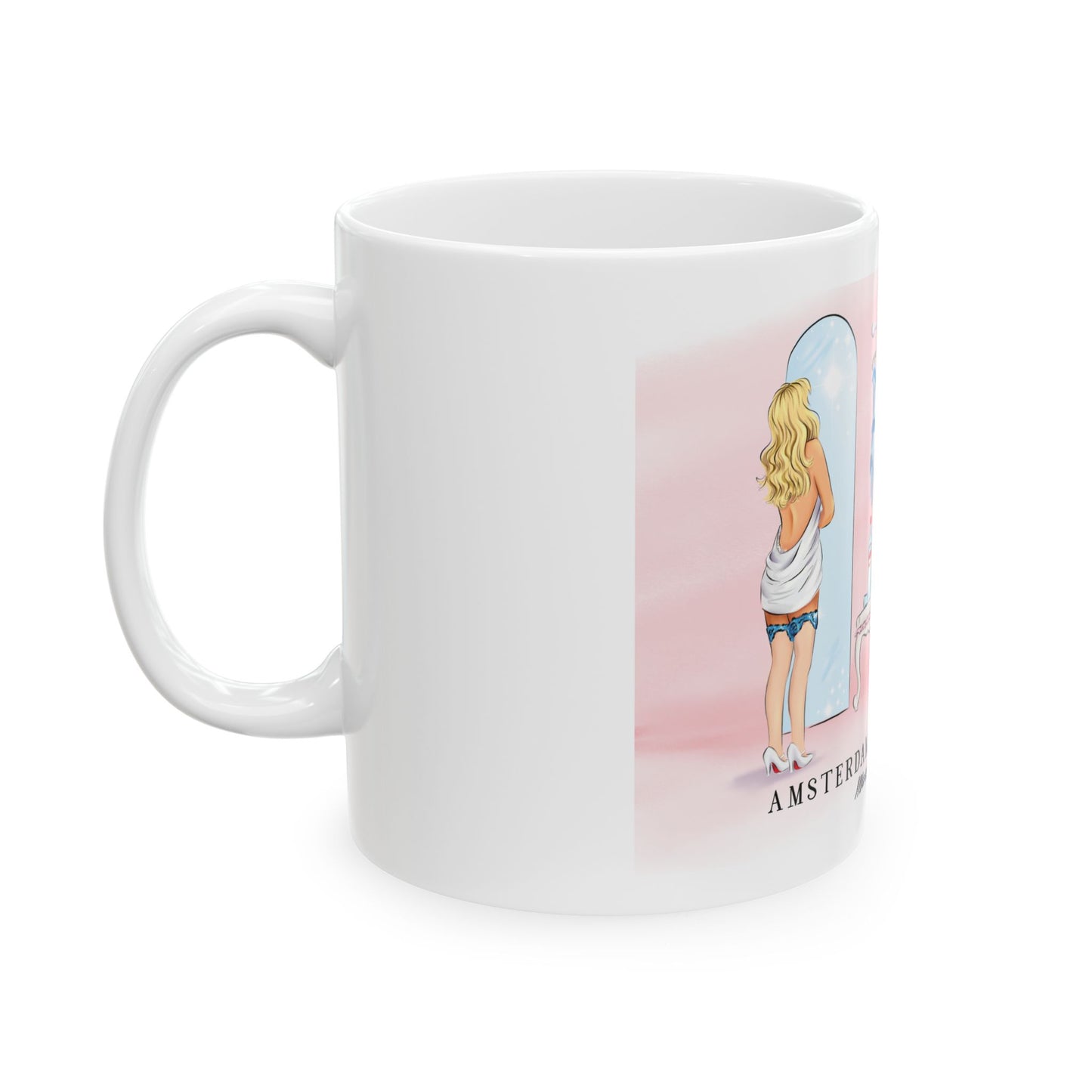 3/23 Amsterdam Dressing Room Drawing Ceramic 11oz 15oz Mug