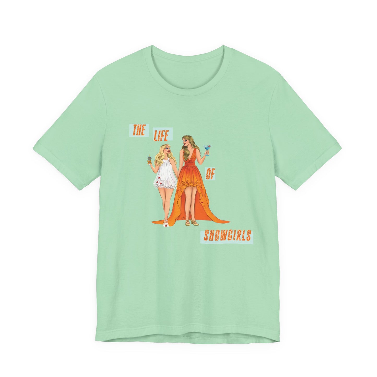 Martini Showgirls Drawing UNISEX Size Shirt