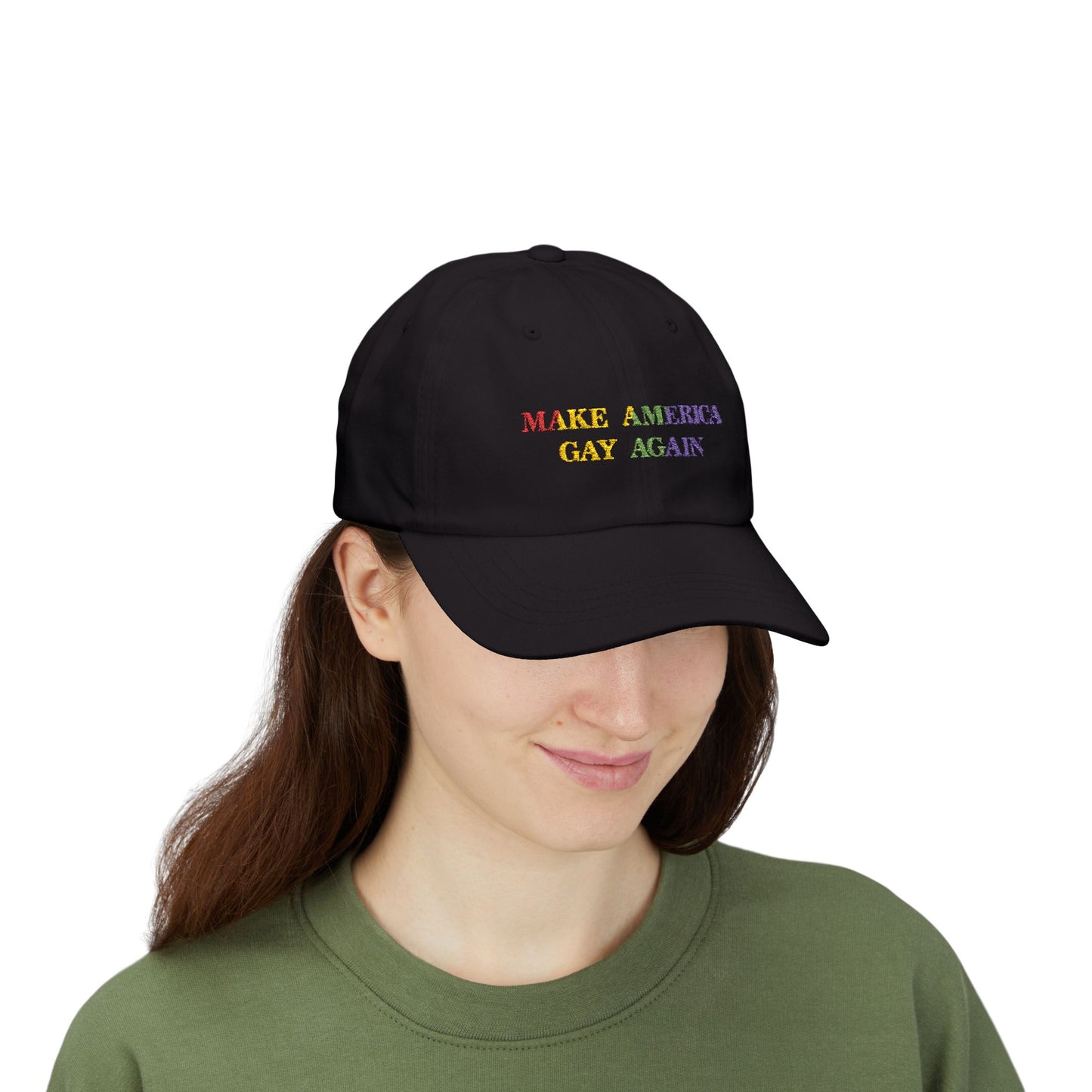 Make America Gay Again *Embroidered* Classic Dad Cap