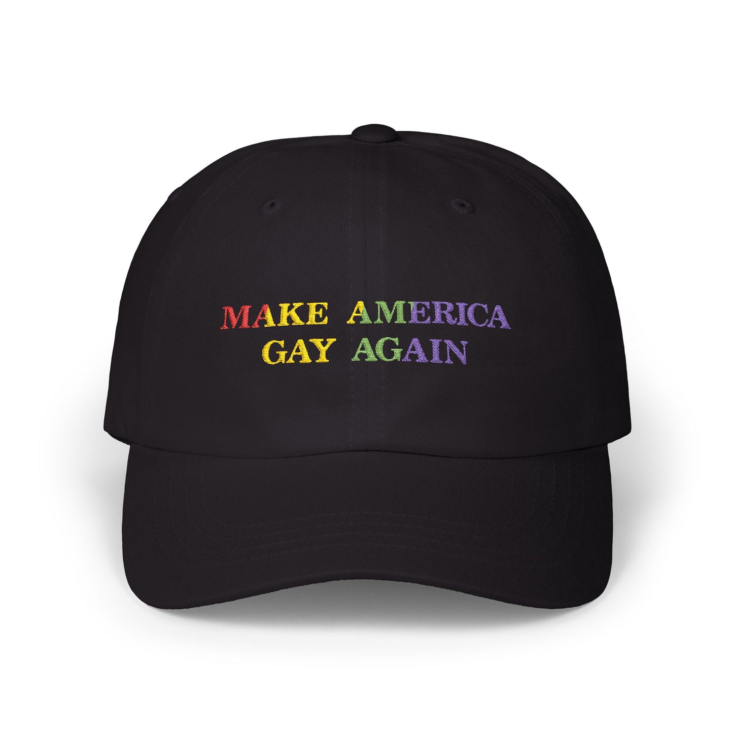 Make America Gay Again *Embroidered* Classic Dad Cap