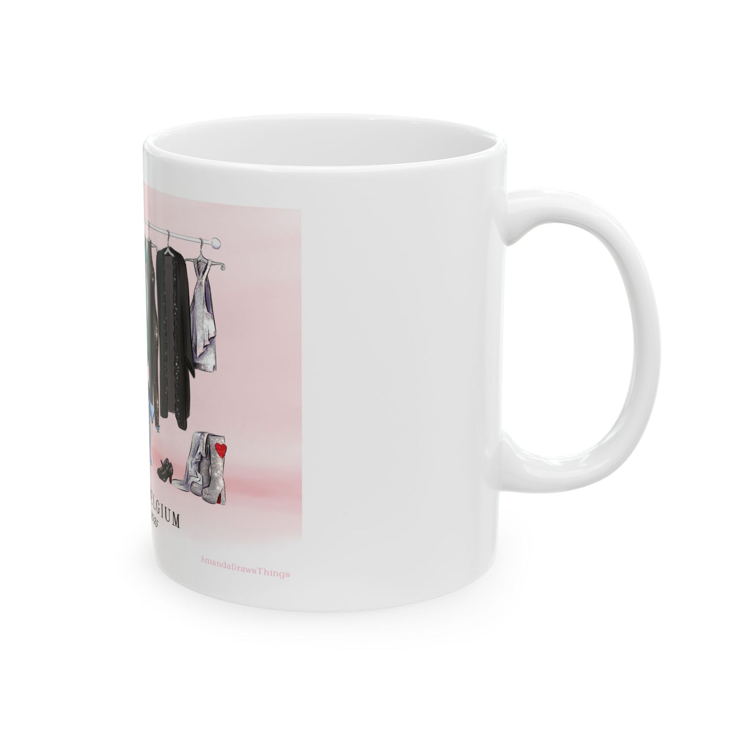 3/22 Brussels Dressing Room Drawing Ceramic 11oz 15oz Mug