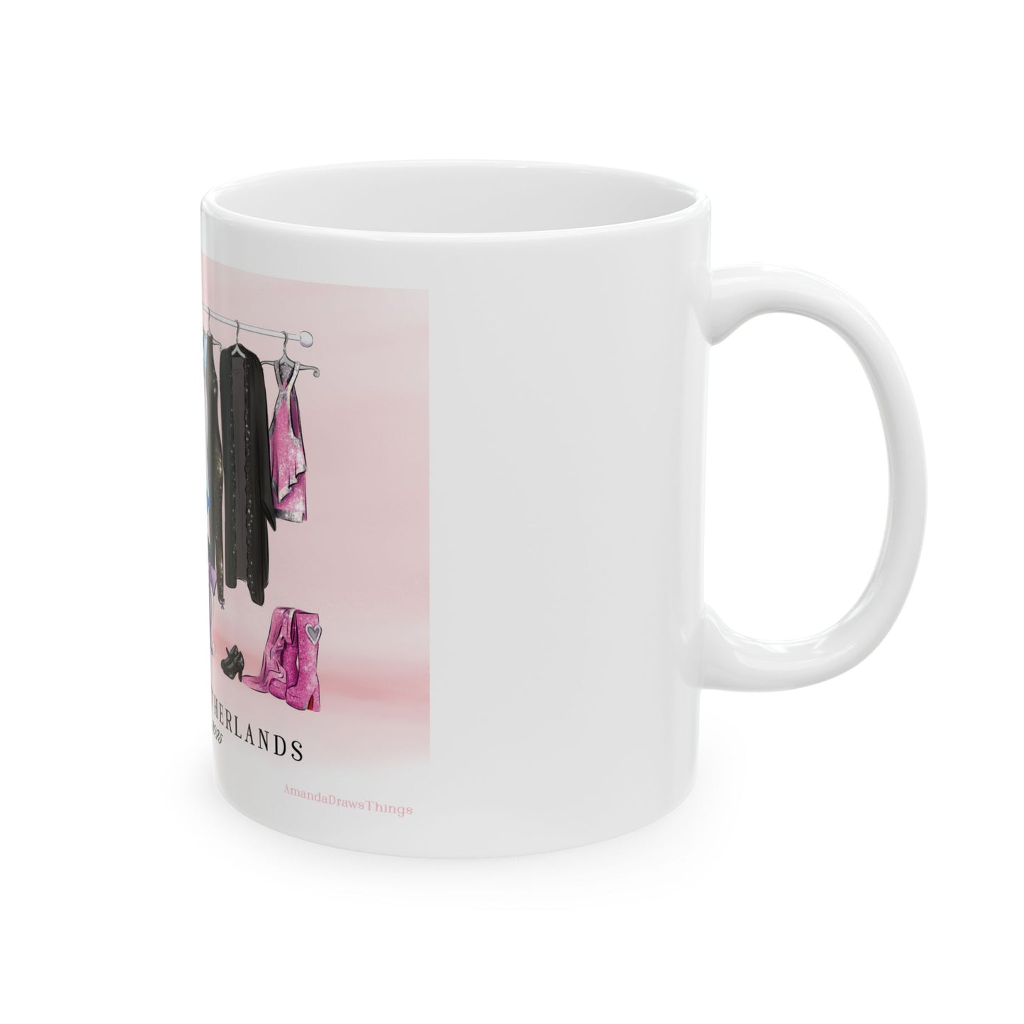 3/23 Amsterdam Dressing Room Drawing Ceramic 11oz 15oz Mug