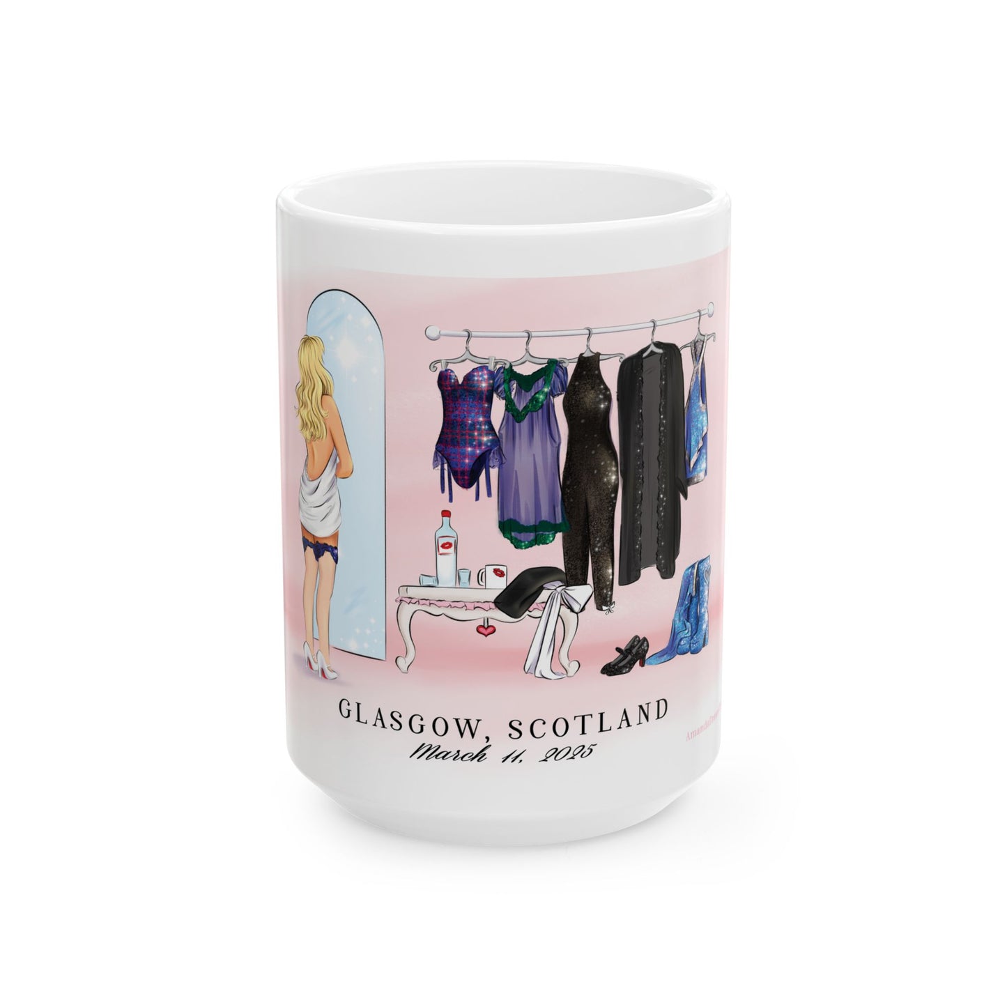 3/11 Glasgow Dressing Room Drawing Ceramic 11oz 15oz Mug