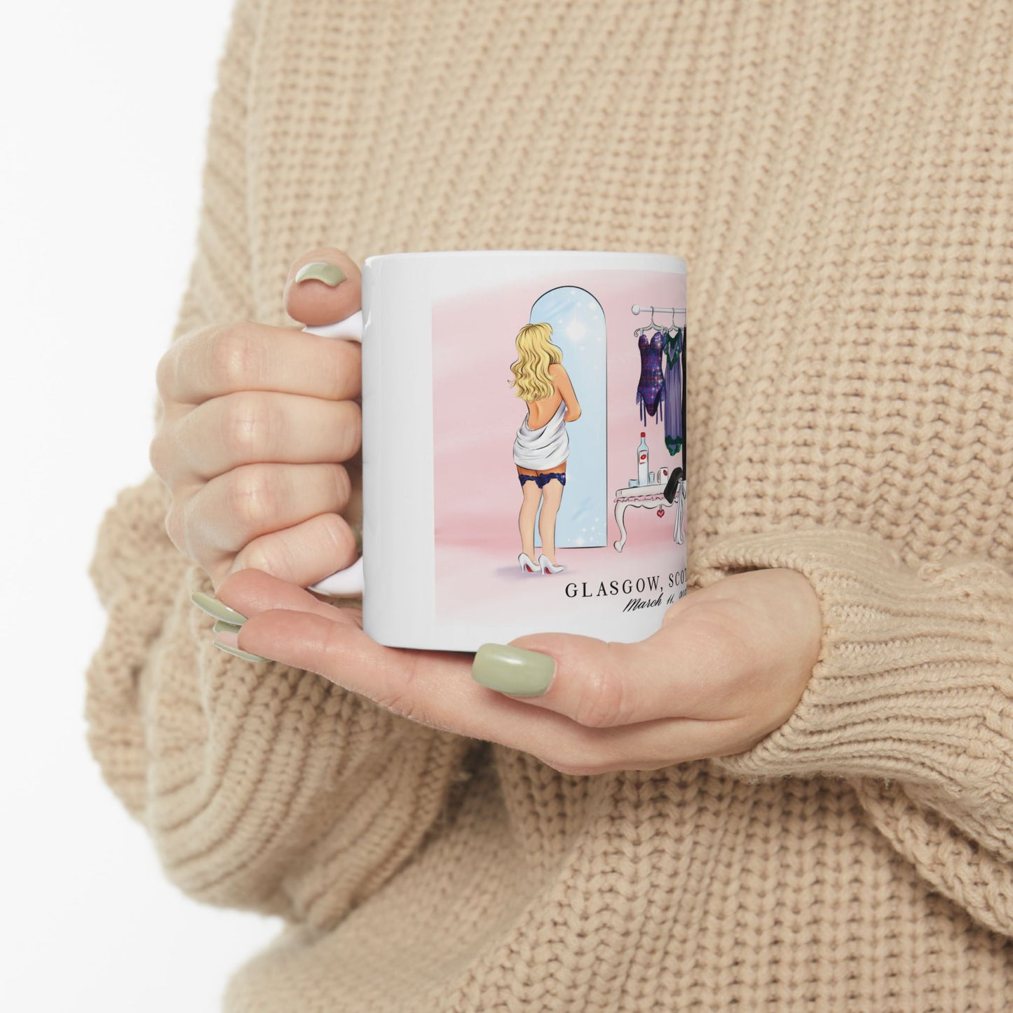 3/11 Glasgow Dressing Room Drawing Ceramic 11oz 15oz Mug