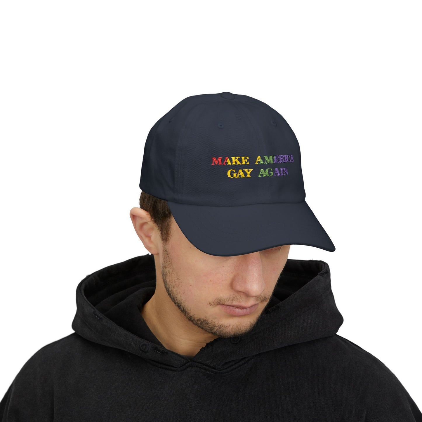 Make America Gay Again *Embroidered* Classic Dad Cap