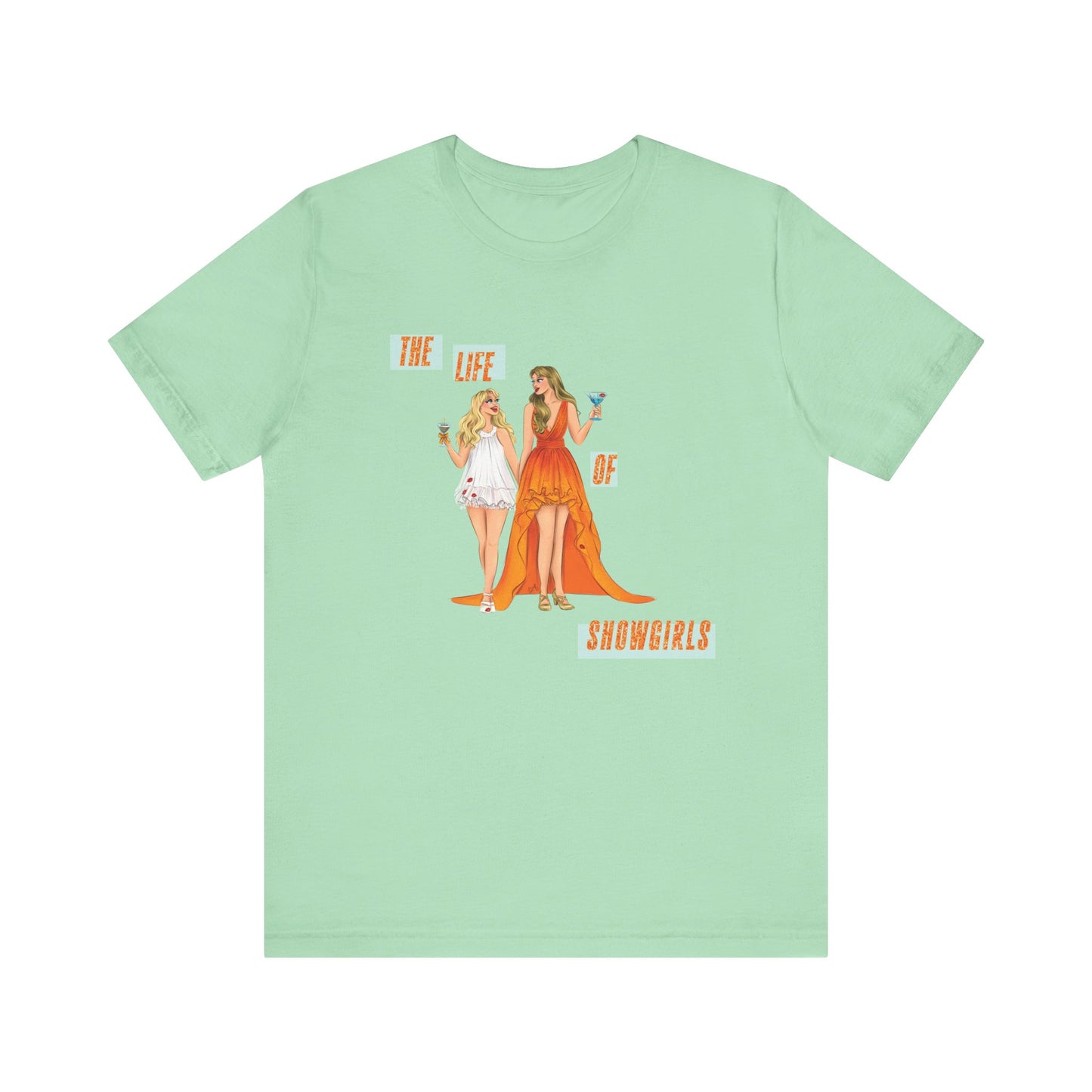 Martini Showgirls Drawing UNISEX Size Shirt