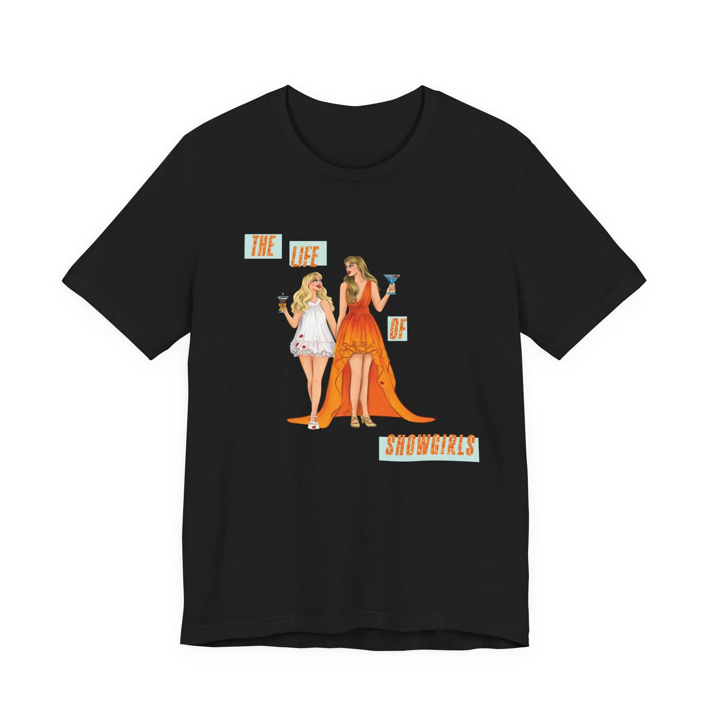 Martini Showgirls Drawing UNISEX Size Shirt
