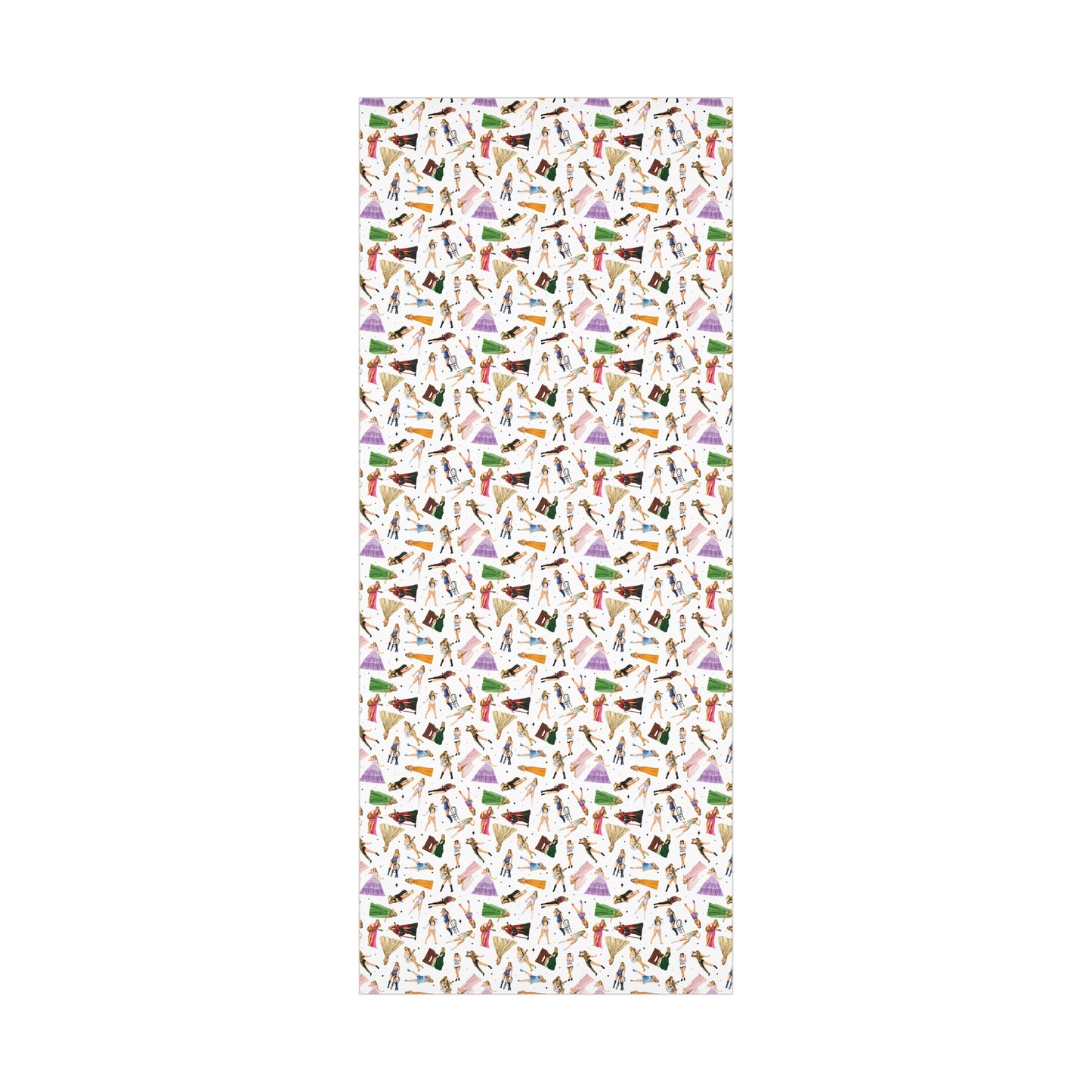 Tour Outfits Drawings Pattern Short Sweet Outfit Drawings Gift Wrap Papers