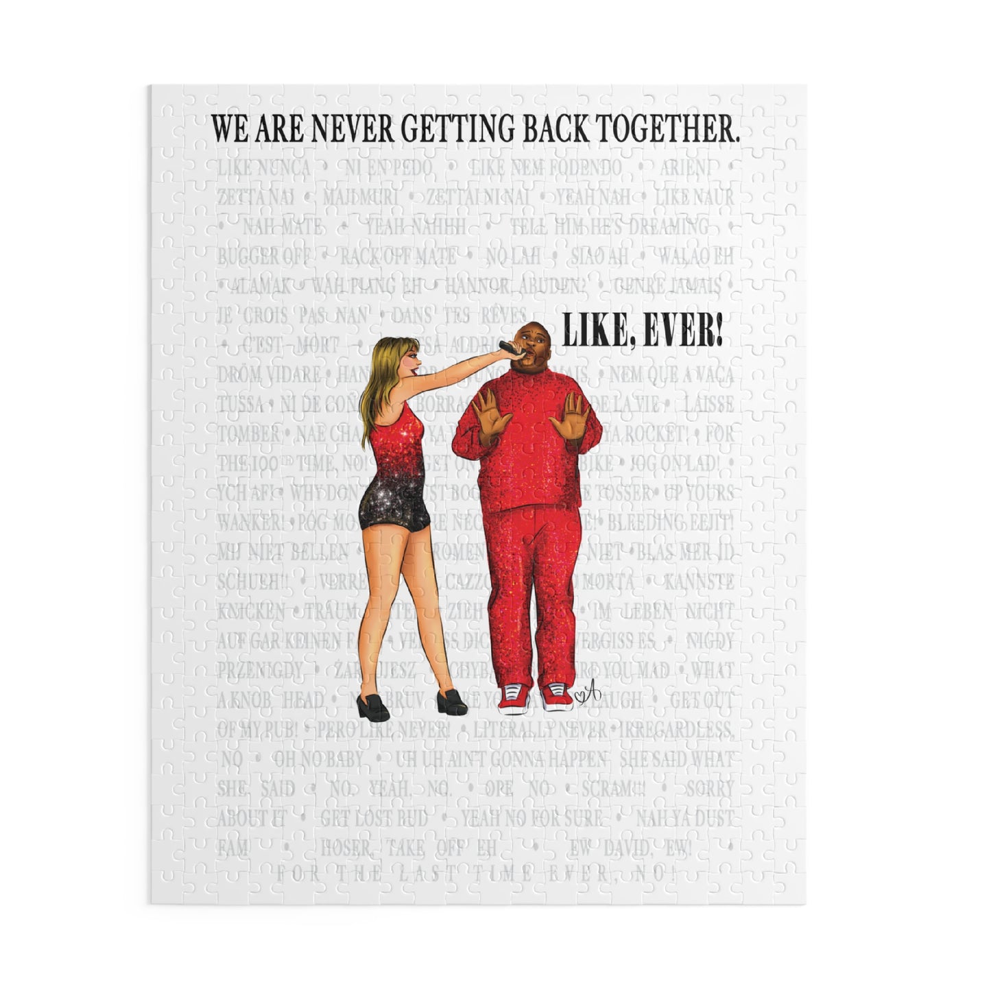 Like, Ever! Kam Phrases Artwork Puzzle