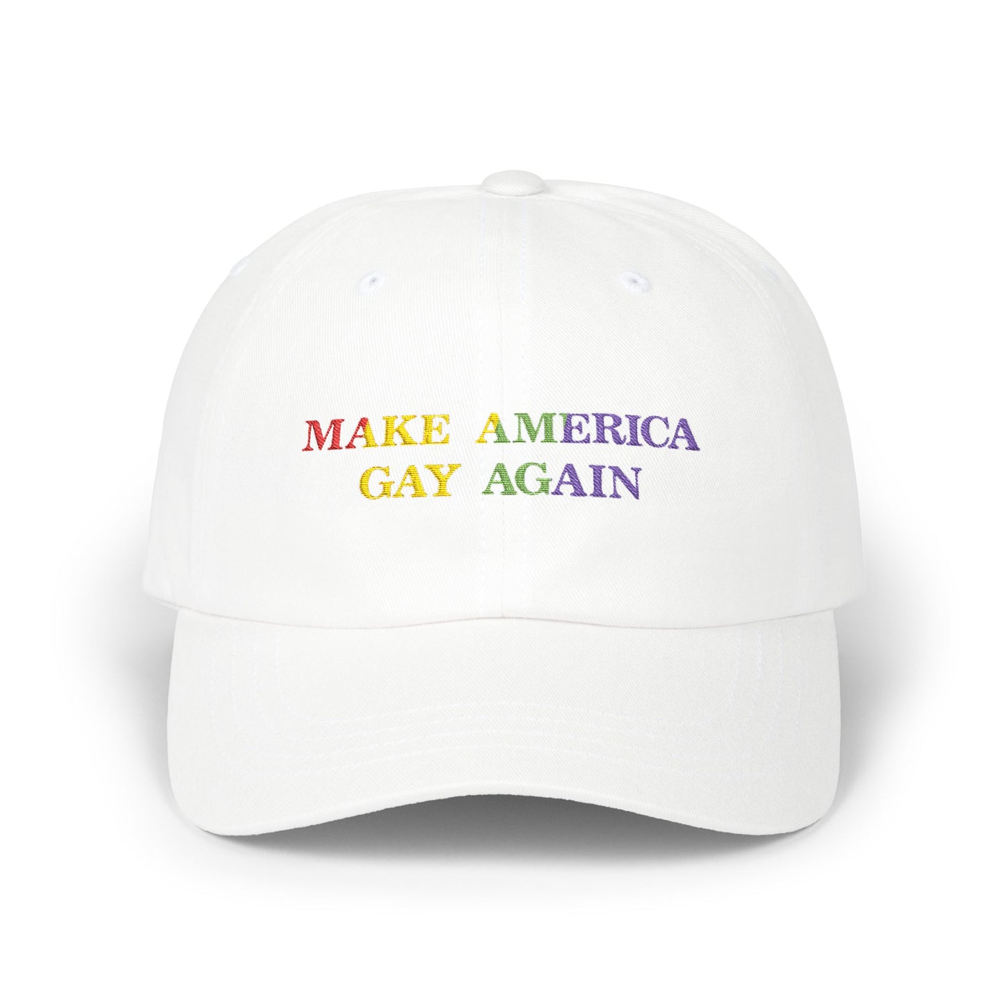 Make America Gay Again *Embroidered* Classic Dad Cap