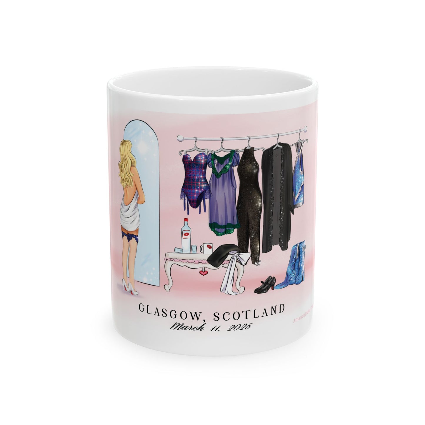 3/11 Glasgow Dressing Room Drawing Ceramic 11oz 15oz Mug