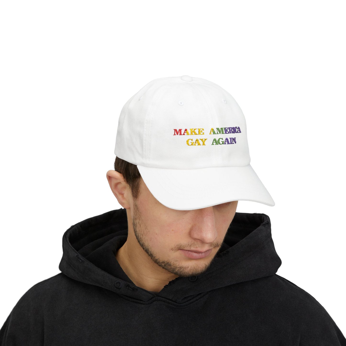 Make America Gay Again *Embroidered* Classic Dad Cap