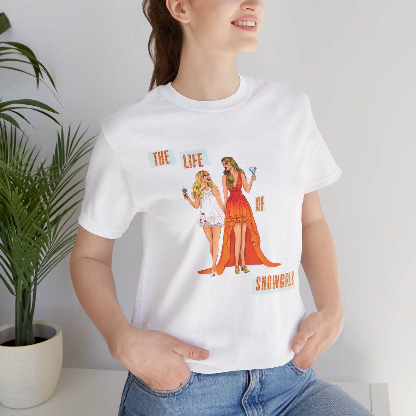Martini Showgirls Drawing UNISEX Size Shirt