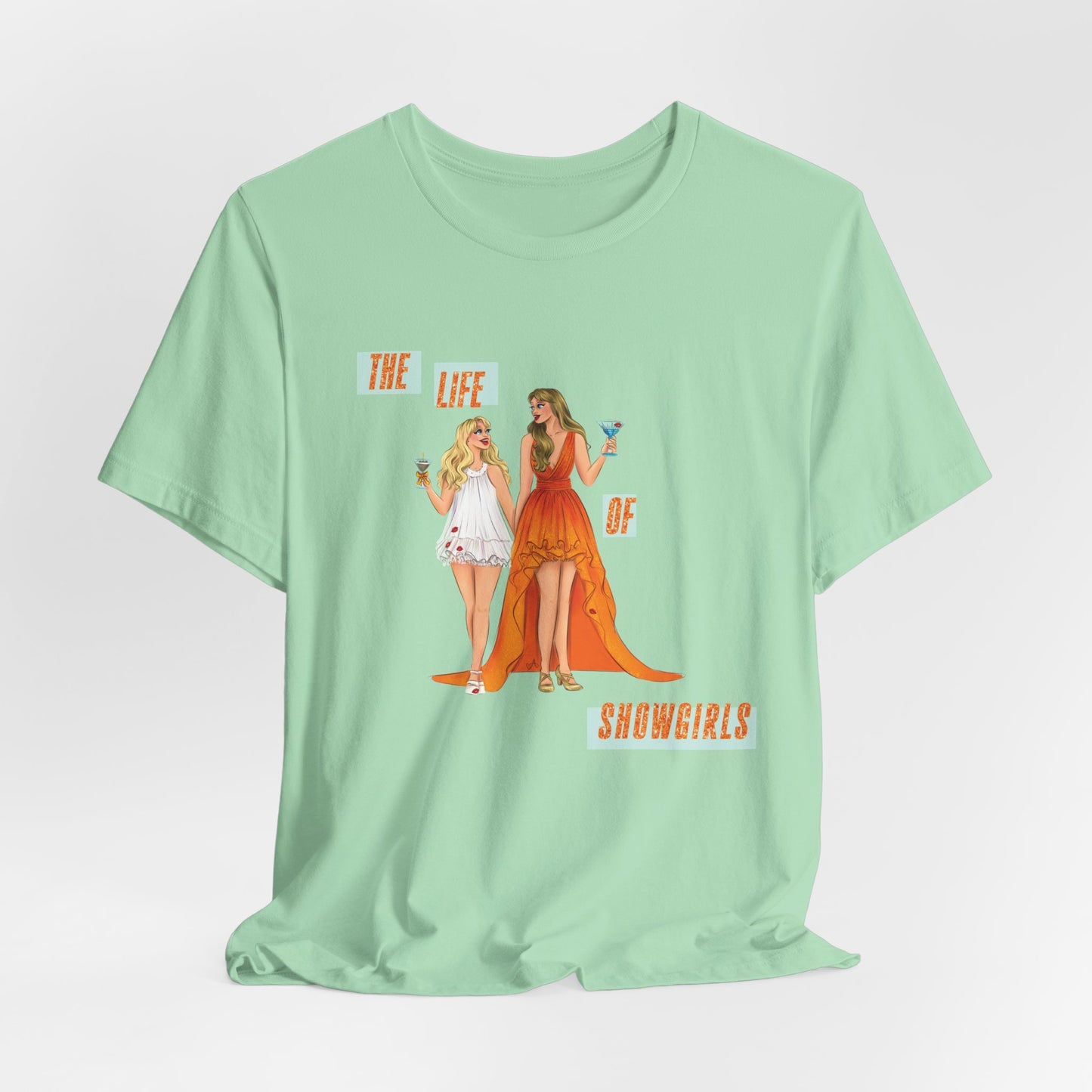 Martini Showgirls Drawing UNISEX Size Shirt