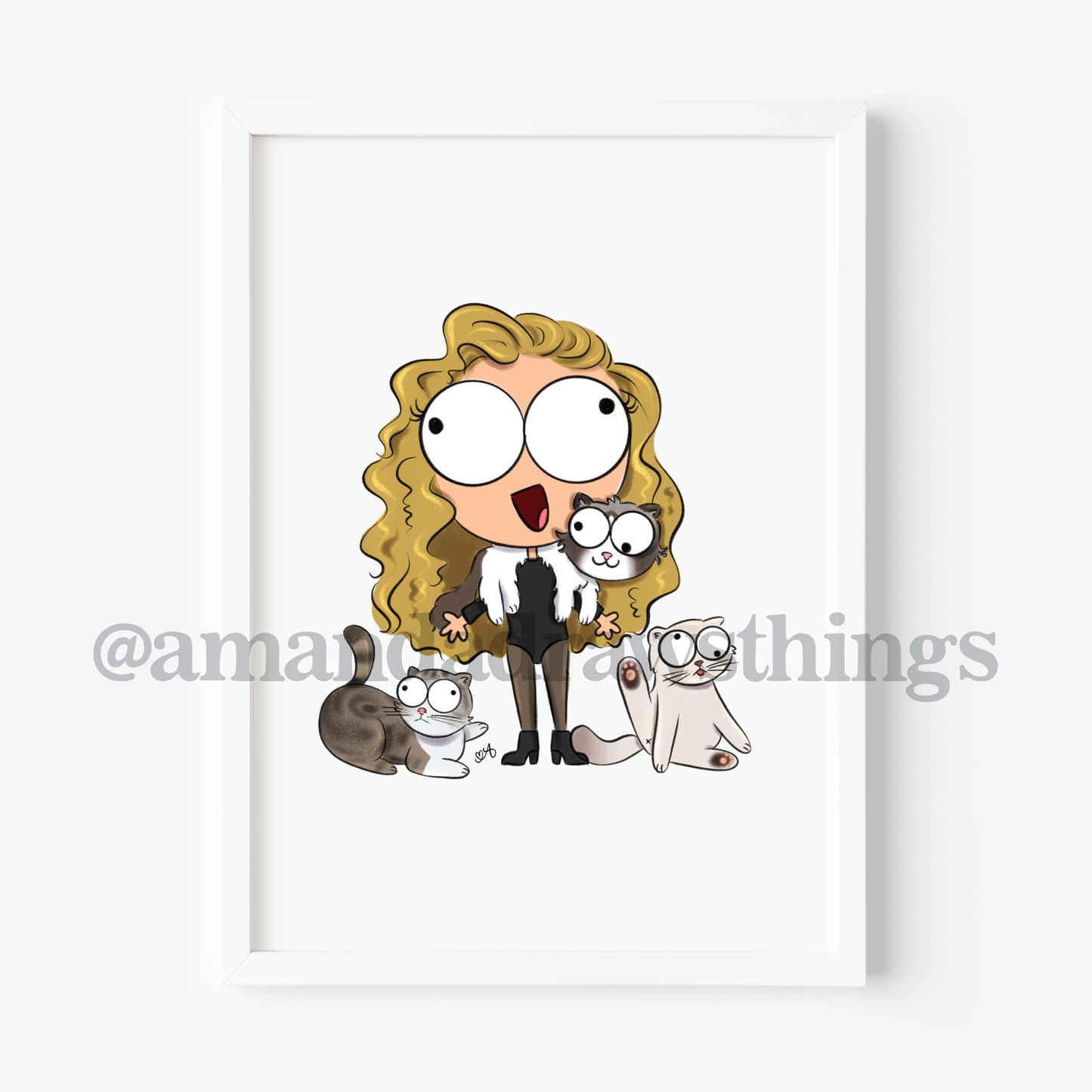 Childless Cat Lady Derpy Drawing