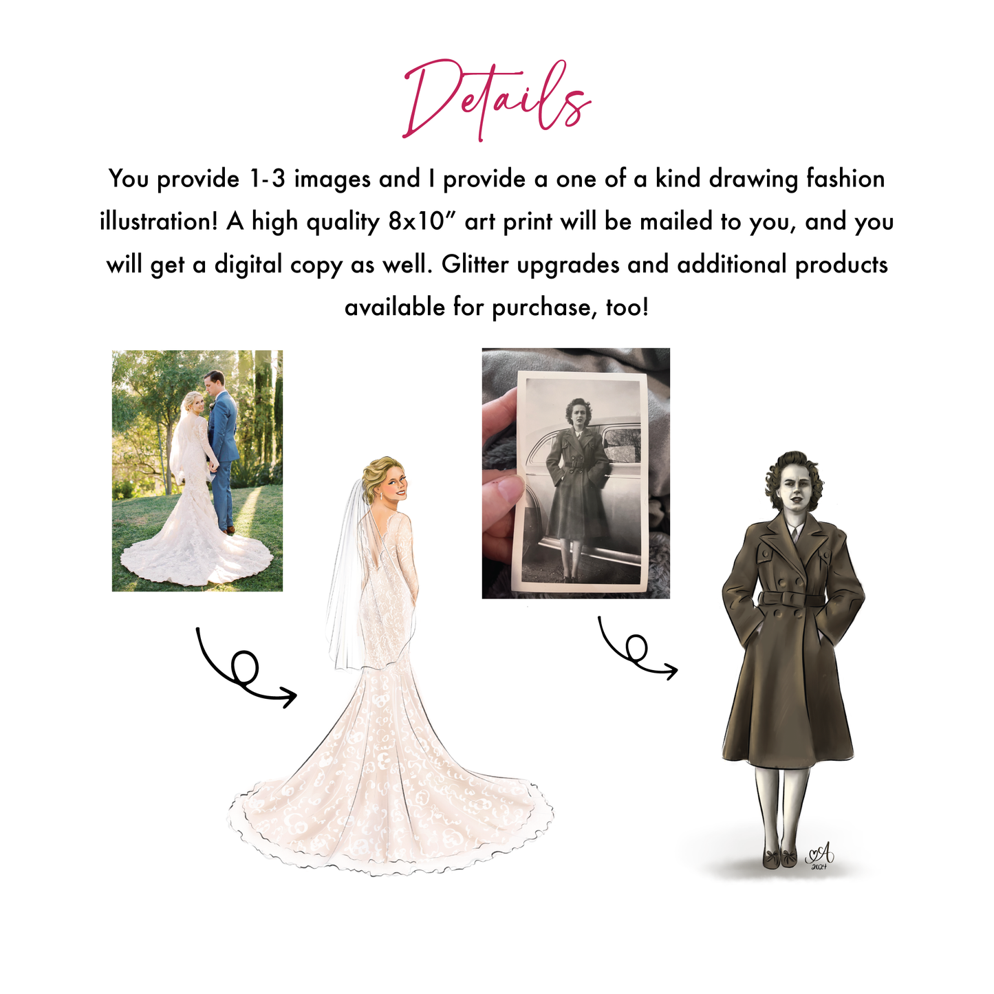 Custom Bridal Illustration