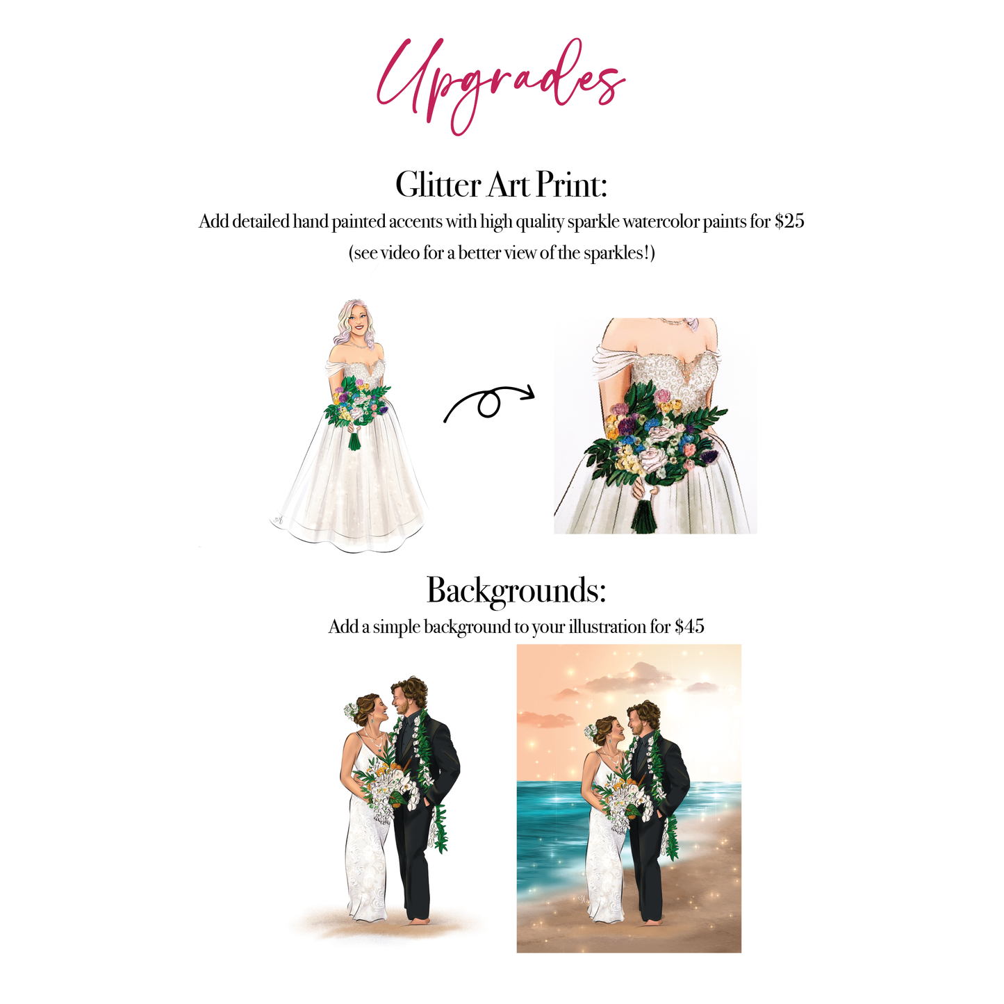Custom Bridal Illustration