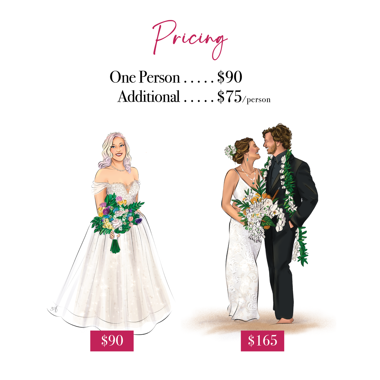 Custom Bridal Illustration
