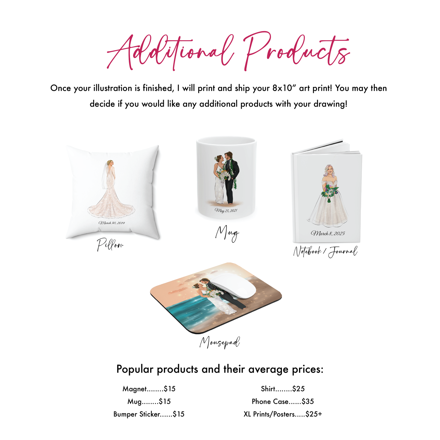 Custom Bridal Illustration
