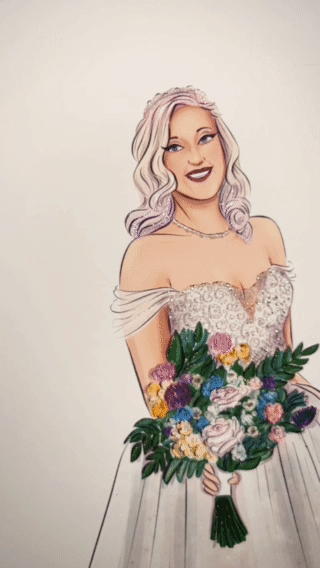 Custom Bridal Illustration