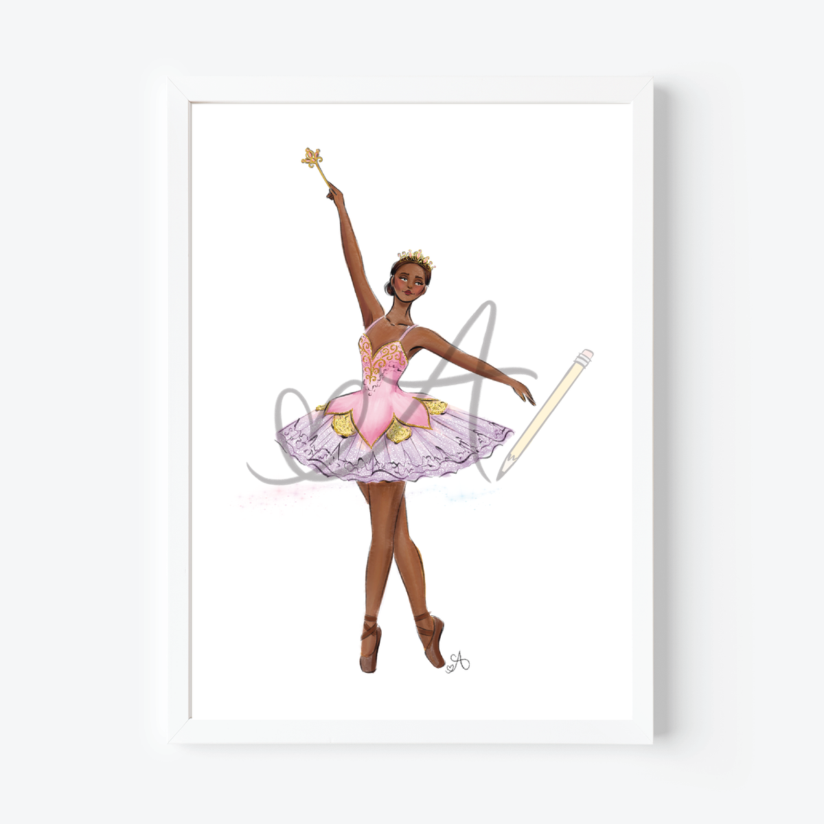 Nutcracker Sugar Plum Fairy Art Print