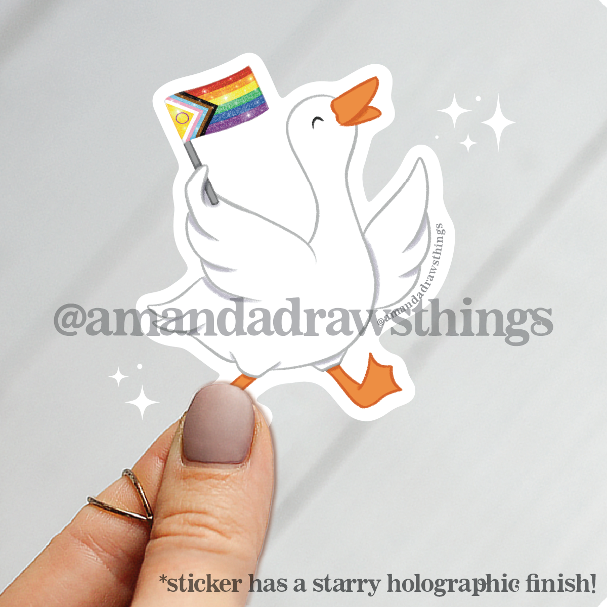 Inclusive Silly Goose Sticker