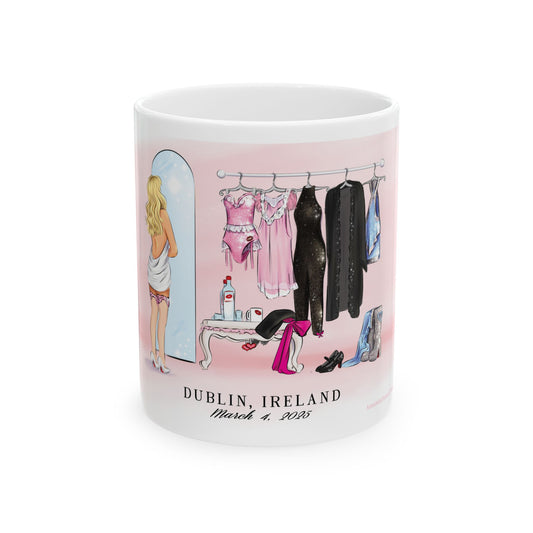 3/4 Dublin Dressing Room Drawing Ceramic 11oz 15oz Mug