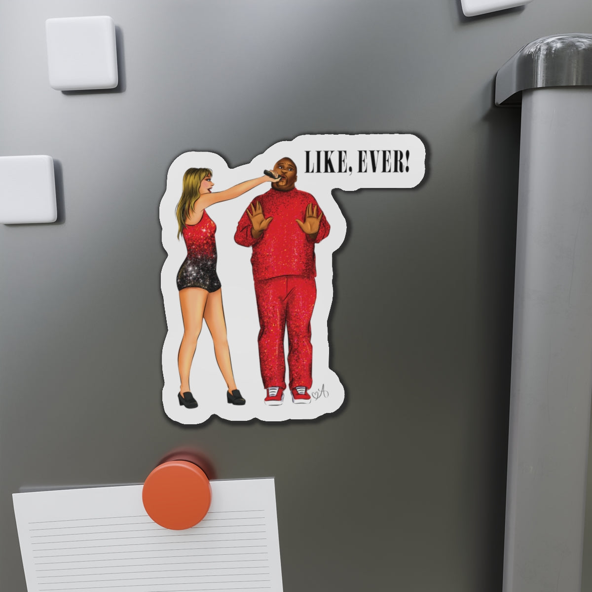 Like, Ever! Kam Phrases Die-Cut Magnet