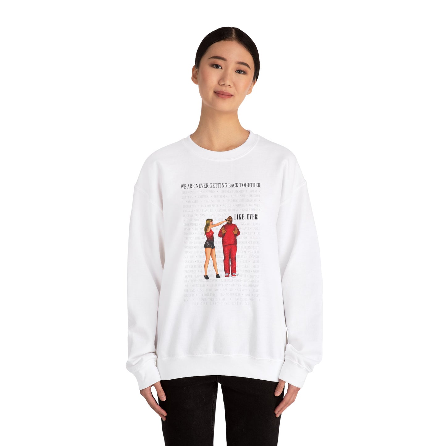 Like, Ever! Kam Phrases UNISEX Heavy Blend™ Crewneck Sweatshirt