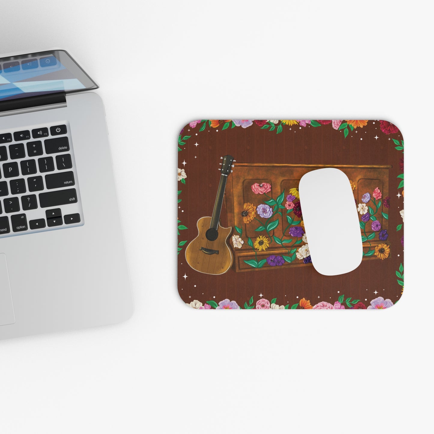 Surprise Song Instruments Drawing Mouse Pad