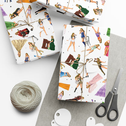 Tour Outfits Drawings Pattern Short Sweet Outfit Drawings Gift Wrap Papers