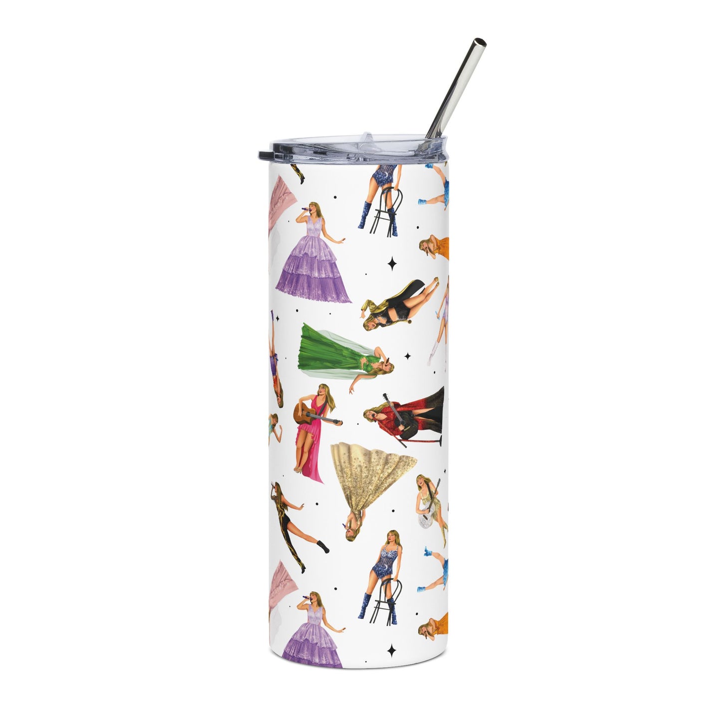 Eras Pattern Stainless Steel Tumbler, 20oz