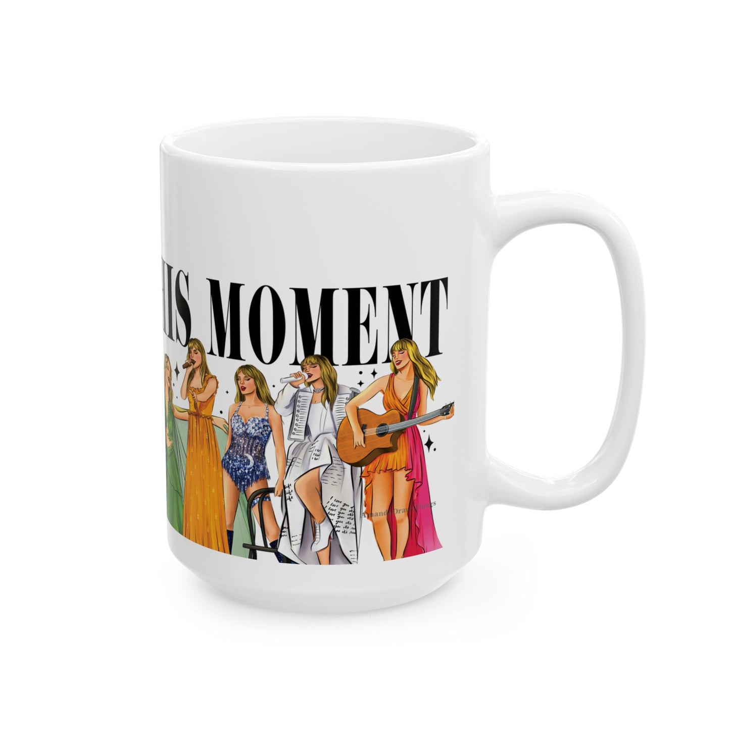 Remember This Moment Lineup Drawings WHITE Ceramic Mug