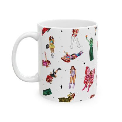 Chappell Outfits Drawings Pattern Tour Outfit Drawings Ceramic 11oz 15oz Mug