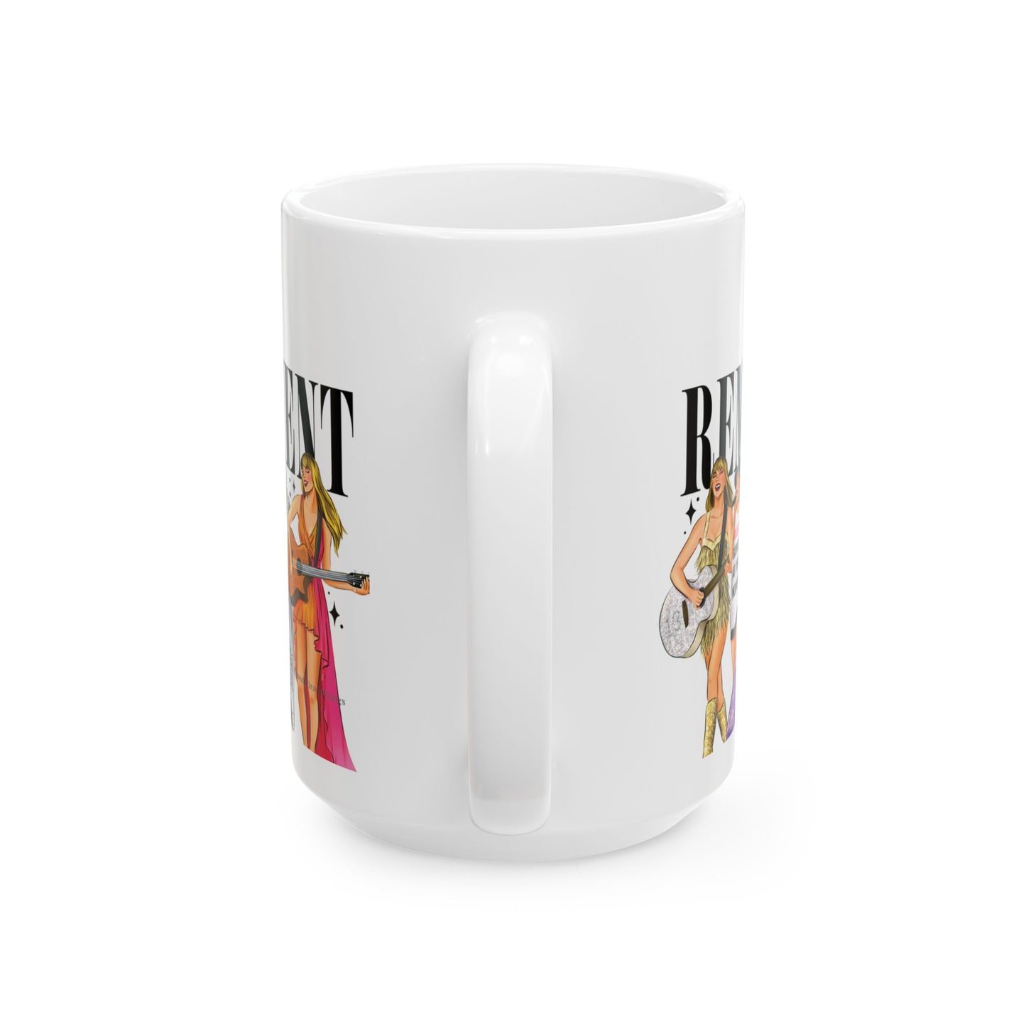 Remember This Moment Lineup Drawings WHITE Ceramic Mug