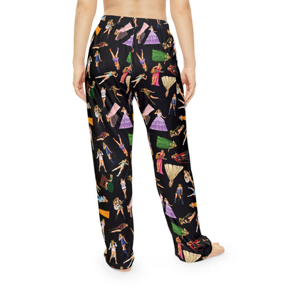 Black Eras Women's Pajama Pants