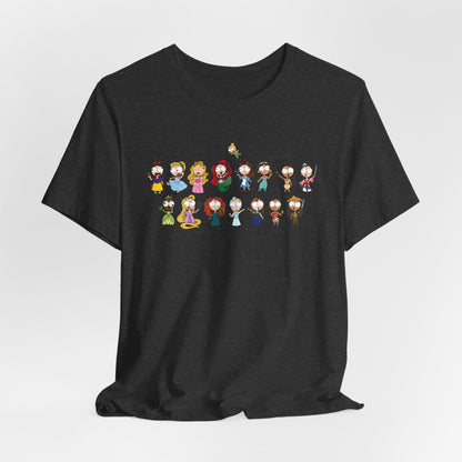 Derpy Princess Lineup Unisex Shirt (Bella + Canvas)
