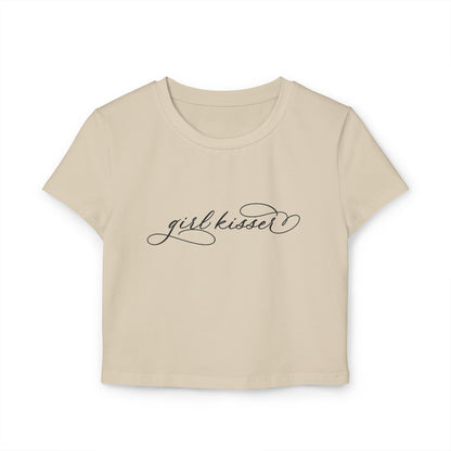 "Girl Kisser" Script Fitted Women's Baby Tee