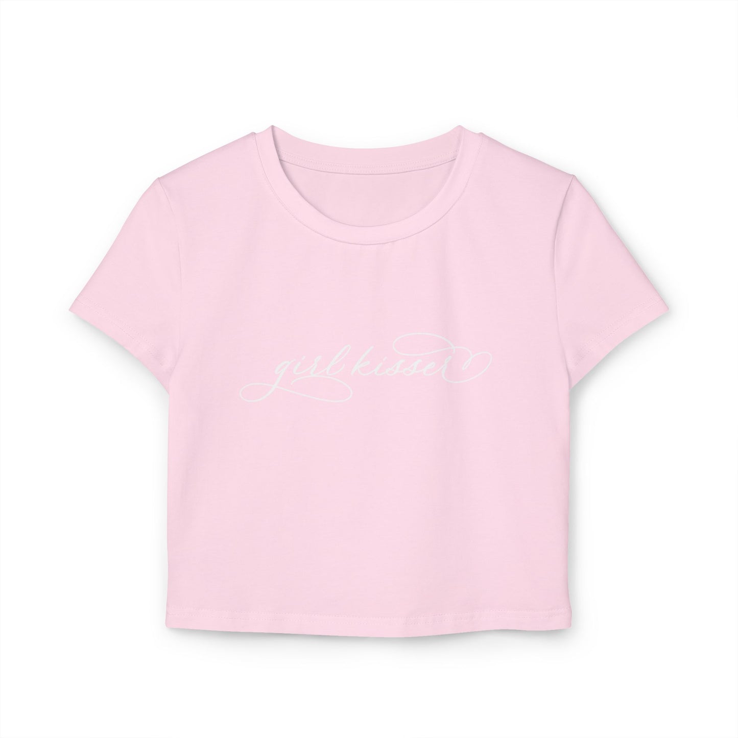 "Girl Kisser" Script Fitted Women's Baby Tee