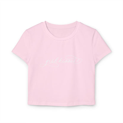 "Girl Kisser" Script Fitted Women's Baby Tee