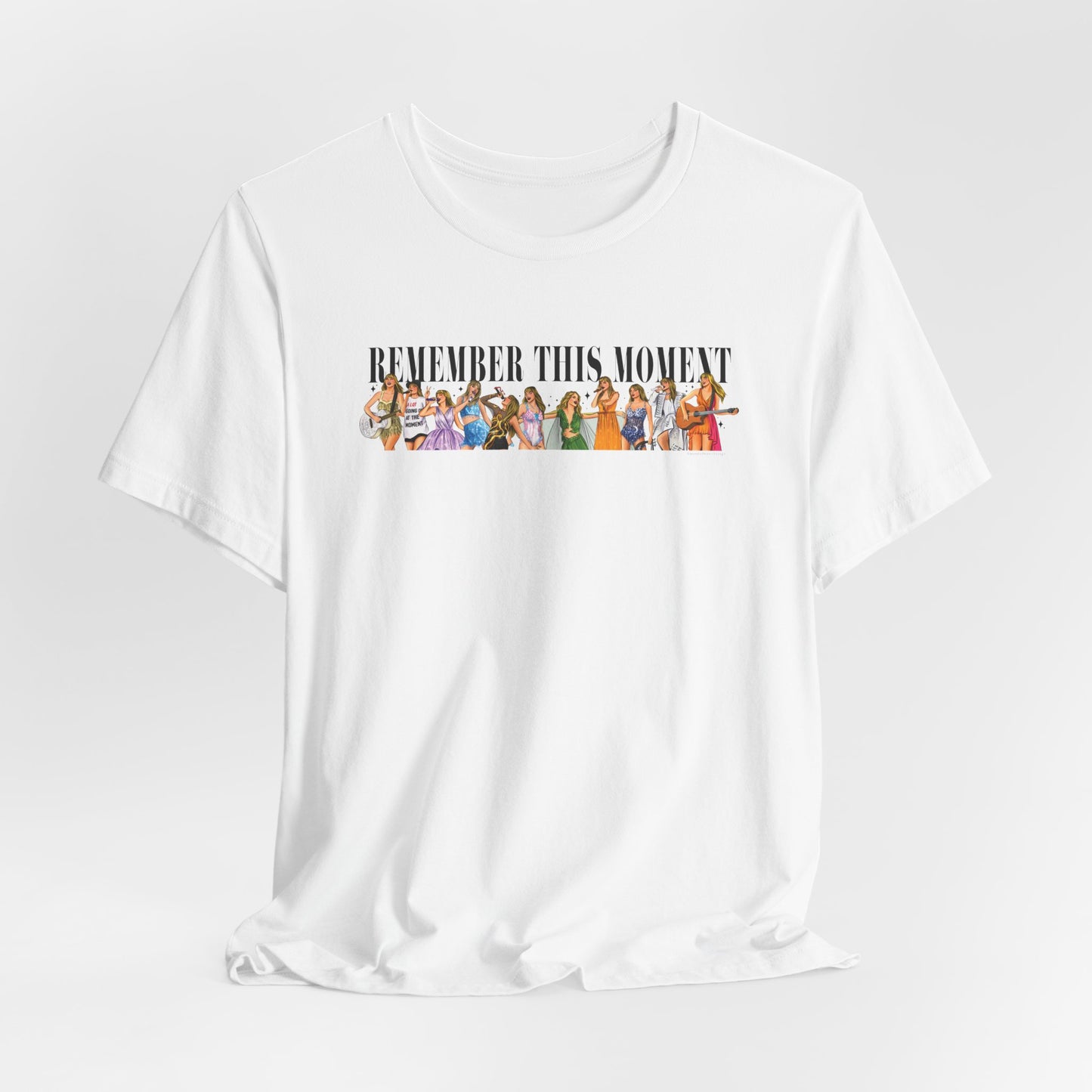 Remember This Moment Lineup Drawings Unisex Jersey Short Sleeve Tee