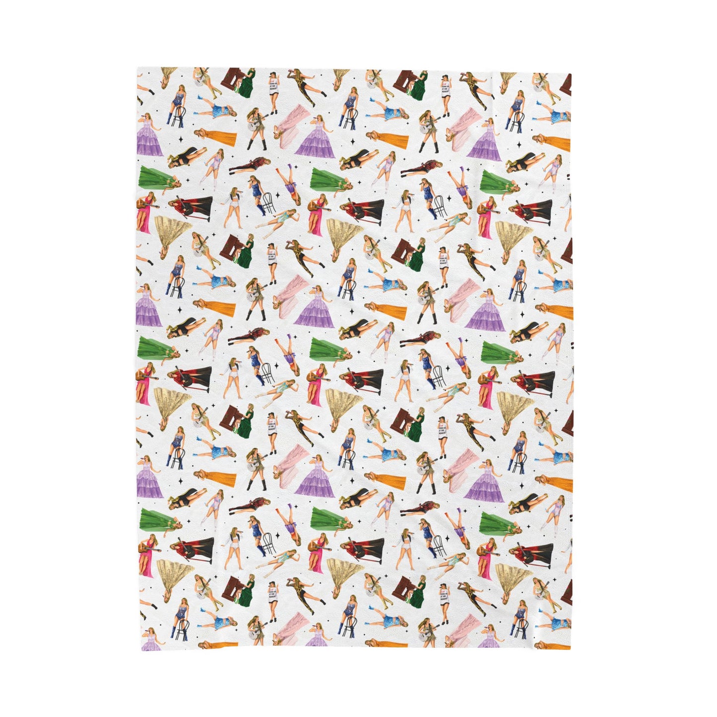 Eras Pattern Velveteen Plush Blanket