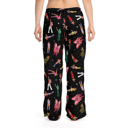 Chappell Tour Outfit Drawings Pattern Women's Pajama Pants (AOP)