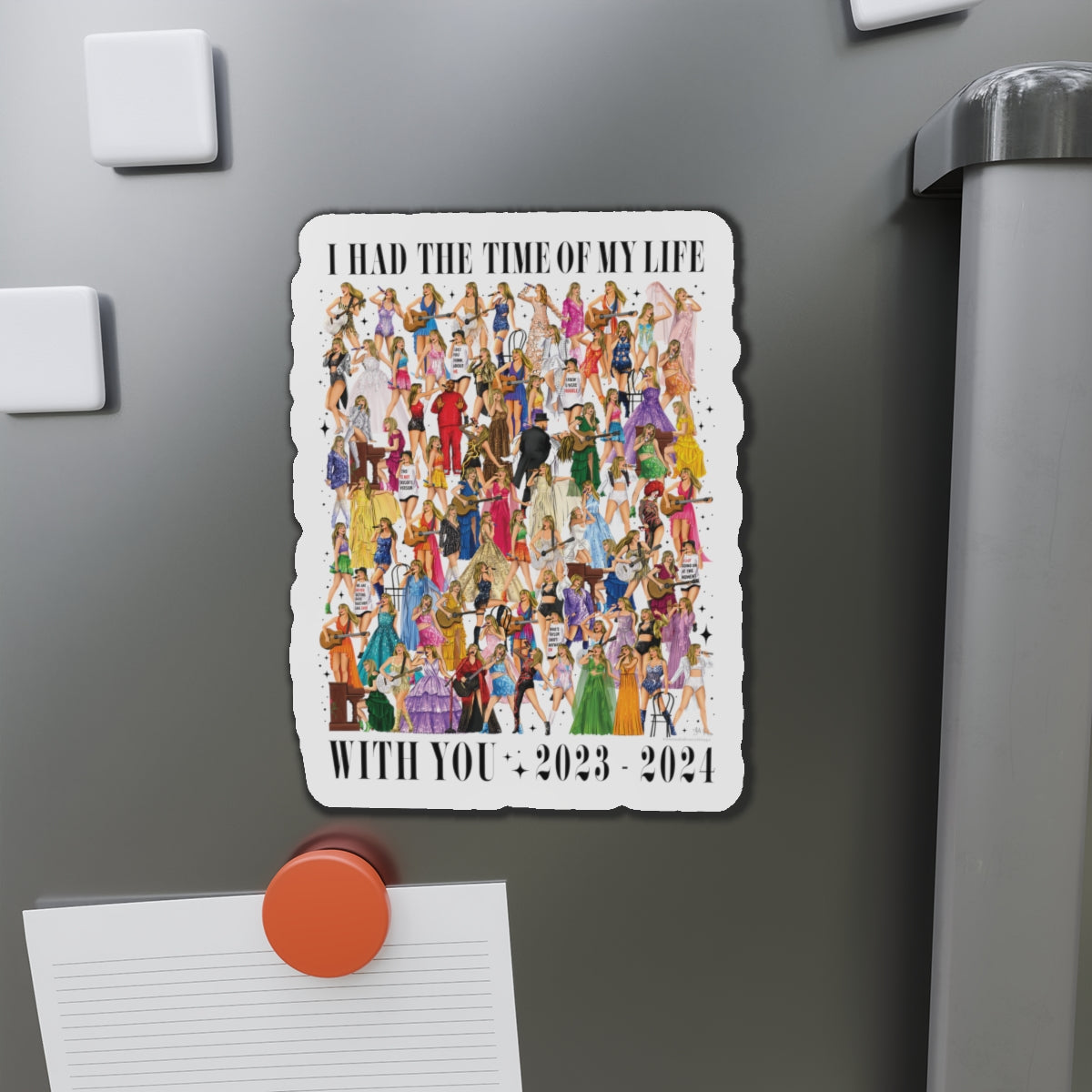 Time Of My Life Outfit Collection Die-Cut Magnet