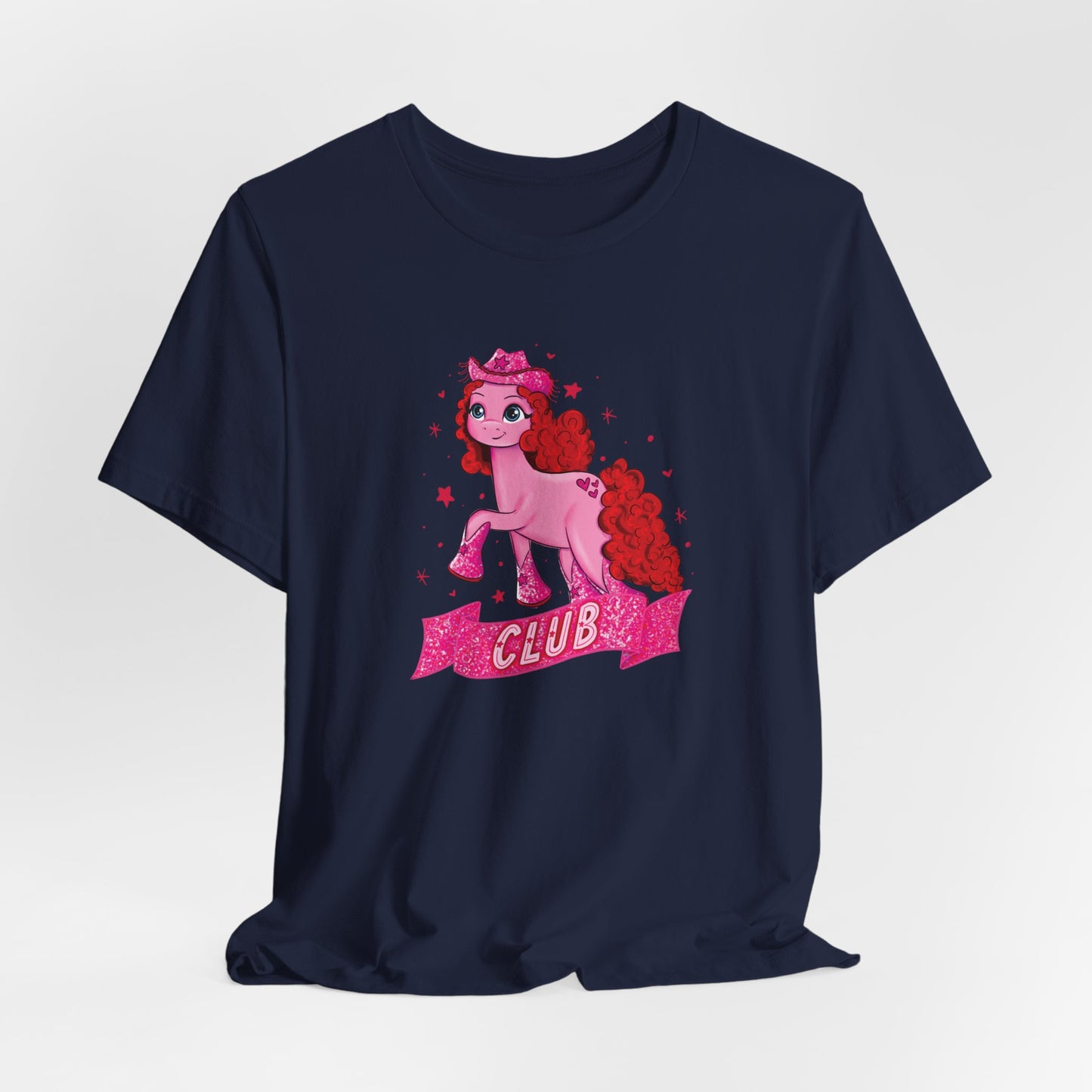 Pink Pony Drawing Bella + Canvas UNISEX Shirt