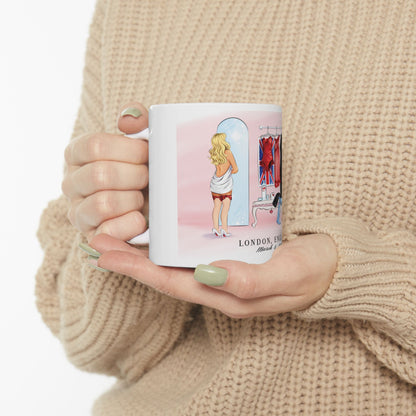 3/8 London Dressing Room Drawing Ceramic 11oz 15oz Mug