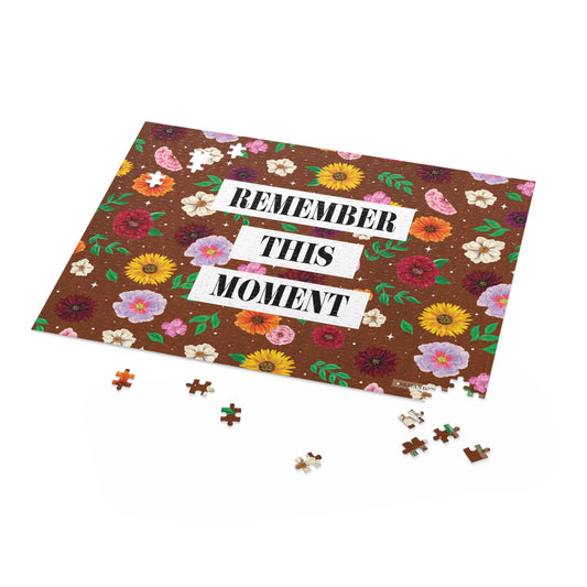 Remember This Florals Hand Drawn Artwork Puzzle