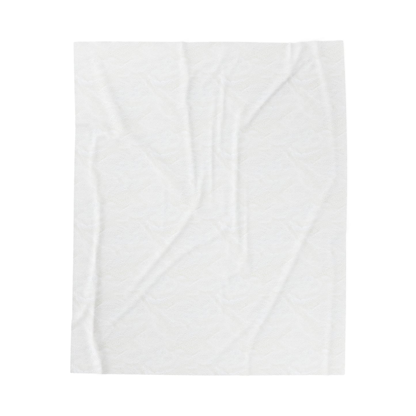 Taylinda Velveteen Plush Blanket (WHITE backside)