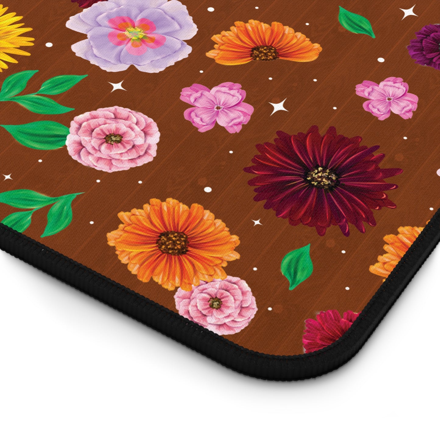 Surprise Song Piano Floral Drawings Desk Mat